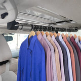Car Clothes Hanger Bar Expandable Heavy Duty Car Clothes Rack for Car Travel