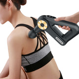 Handheld Muscle Massager with 9 Massage Heads Gold