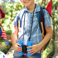 4X30 Binocular for Kids Bird Watching Hiking Outdoor Exploration Christmas Birthday Blue
