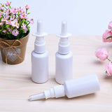 10 Pcs White PET Spray Bottles 5ml Refillable Fine Mist Pump White