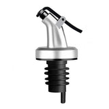 500ml Glass Oil Dispenser with Capacity Markings Push-Button Bottle