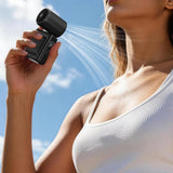 Handheld Turbo Fan Clip On with LED Display 4 Speeds 180 Tilt Black