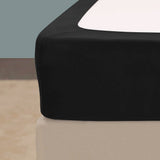 Elastic Box Spring Cover 4 Sides Wrap Around Bed Skirt Dark Gray