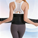 Adjustable Waist Band with Removable Stays Waist Wrap Black