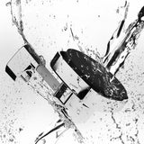 360 Degree Rotation  Shower Head Holder with Suction Cup for Bathroom Bathtub Rental Hotel Silver