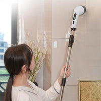 2 PCS Cordless Electric Spin Scrubber with 9 Replaceable Brush Heads and Extendable Pole for Home Use (Copy)