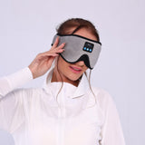 Blackout Bluetooth Sleep Mask Wireless Music Eye Mask Headphones Gray
