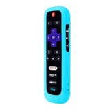 2 Pcs Glow in the Dark Silicone Remote Cover Case for Roku TV Remote Glow Blue