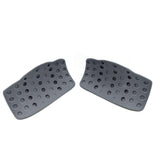 2Pcs Anti-Slip Workout Grips Ergonomic Silicone Weightlifting Gloves for Pull-Ups Gym Training Exercise Gray