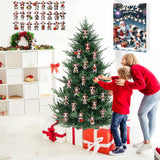 Christmas Cow Advent Calendar – 24-Day Blind Box Ornaments Set for Tree Style 3