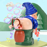 Electric Santa Bubble Machine with Funny Sounds for Christmas Party Style 2