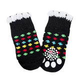16Pcs Set Anti-Slip Dog Socks Stretchable Footwear Paw Protector for Indoor Use Spot Style