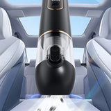 2-Mode Adjustable Cordless Handhtaeld Vacuum Cleaner Set Portable Digital Display Dust Cleaner for Car Home