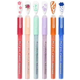 24 Colours Set DIY Nail Art Paint Pen Set Quick Drying Acrylic Paint Markers Nail Dotting Drawing Pens for Manicure