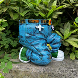 Creative Resin Jeans-Shaped Outdoor Planter – Garden Decor Pot for Home Lawn and Yard Style 2