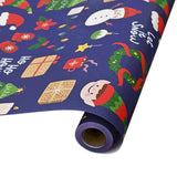Christmas Craft Paper for Gift Wrapping Party Decor DIY Projects Blue