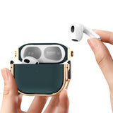 Shockproof Armor Protective Case for AirPods 4th Generation Durable TPU and PC Case Green