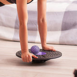 360 Degree Balance Board Core Trainer for Fitness and Stability Strength Purple