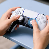10 PCS TPU Thumb Grip Caps for PS4 and PS5 Controller Joysticks White