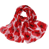 Polyester Scarf Shawl Vintage Floral for Travel and Sun Cover Style 2