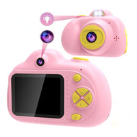 Dual Lens Digital Camera for Kids Video Camera Christmas Birthday Mini Camera Toy Pink