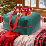 3pc Large Christmas Tree Storage Bags – PE Water-Resistant with Reinforced Handles & Zipper Green