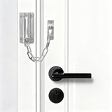 2 PCS Door Chain Lock Security Door Chain for Inside Door with 12 Screws Nickel Plated