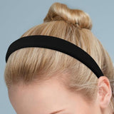7-Piece Retro Pearl and Ribbon Hair Headband Set for Women Black Set