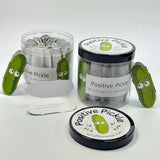 60PCS Positive Pickles Affirmation Cards Jar – Motivational Gift for Women and Teens Style 1