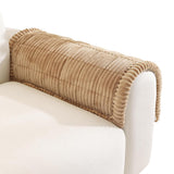Sofa Armrest CoverWashable Couch Cover for Dogs Thick Pet Friendly Sofa Covers Coffee Brown