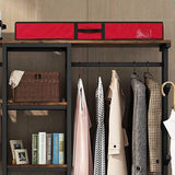Christmas Storage Bag Xmas Wrapping Paper Storage Container Under Bed Organizer Bag Red