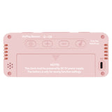 Small Digital Alarm Clock with 5 Dimmers & 5 Alarm Volumes Pink