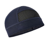 Skull Cap Helmet Liner – Cycling & Motorcycle Cap for Under Helmet Use  Navy Blue