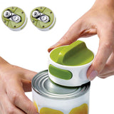 2 PCS Manual Can Openers with Oversized Nonslip Knob