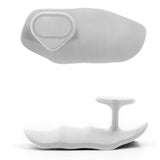 2Pcs Anti-Slip Workout Grips Ergonomic Weightlifting Gloves for Pull-Ups Gym Training and Exercise Grey