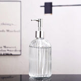 450ml Glass Soap Dispenser for Dish Soap Dispenser Bathroom Clear