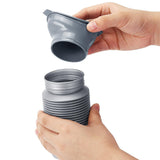 750ml Collapsible Pee Bottle for Car Men & Women Gray