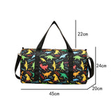 Kids Travel Duffle Bag Water Resistant Carry On Weekender Bag with Wet Pocket for Gym Sport Dance Style 3