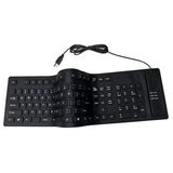 Foldable Flexible USB Keyboard Waterproof Silicone Style 2