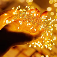 Solar String Lights – Outdoor Waterproof Fairy Lights for Patio and Balcony Warm White