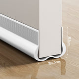 Slide-On Under Door Draft Stopper Door Bottom Seal Strip Cuttable Door Draught Excluder