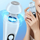 Cordless Electric Razors for Women Rechargeable Bikini Trimmer for Body Hair Blue