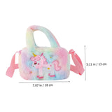 Cute Unicorn Sling Bag Set for Girls Rainbow Crossbody Bag Dress Up Accessories Style 2