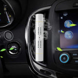 Car Air Vent Clip Air Freshener with Scent Sticks for Vehicle Silver