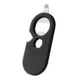 2 Pcs 5 in 1 Jar Bottle Can Opener Easy Attach Storage Black