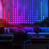 Smart Curtain Lights – 400 LEDs Color-Changing Dynamic DIY Light String with Music Sync Style 1