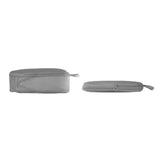 6Pcs Set Packing Cubes for Suitcases Travel Luggage Organizers Clothing Sorting Bags Grey