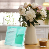 Desktop Acrylic Dry Erase Board with Stand Office Supplies Green