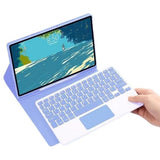 Keyboard Case with Mouse for iPad 11 A16 2025 and iPad 10th Gen 10.9 Bluetooth Keyboard with Touchpad Multi-Angle Stand Purple