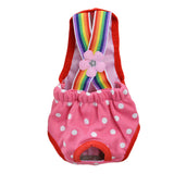 Cute Female Dog Harness Sanitary Pants – Reusable Pet Menstrual Diaper Pink